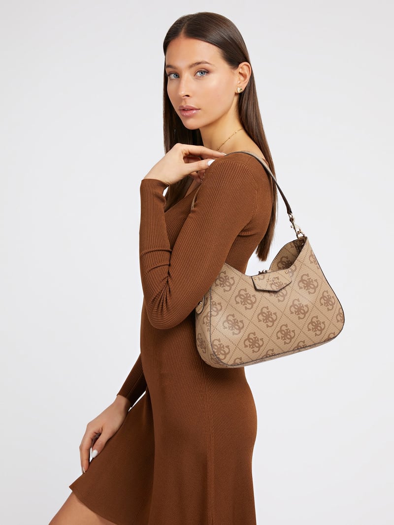 Guess - Bolso Mujer Eco Brenton Beige - Ryses