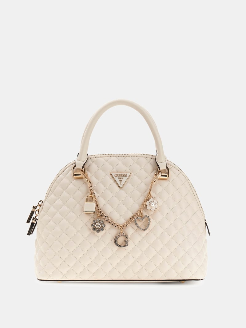 Small Satchel GUESS Factory Damen Lynne - Kleine Umhängetasche Aus Kunstleder GUESS Damen Handtasche