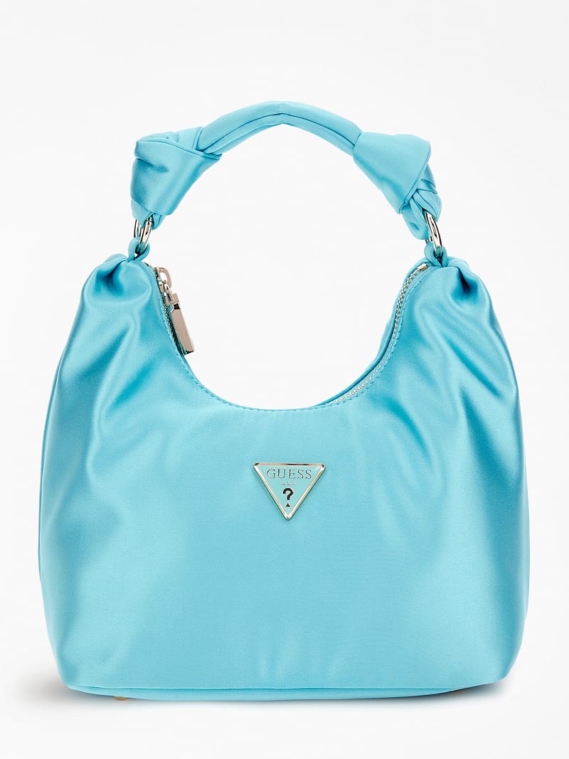Sac à Main En Satin Motif Floral Multicolore - Pour Mariage, Soirée - Bandoulière Amovible - Taille Compacte