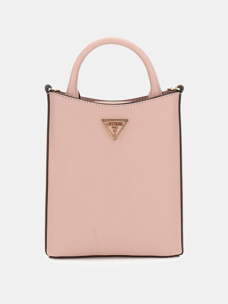 GUESS Eco Gloriana saffiano mini handbag