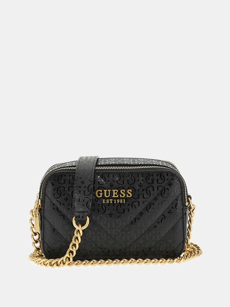 GUESS® Jania 4G logo mini crossbody bag