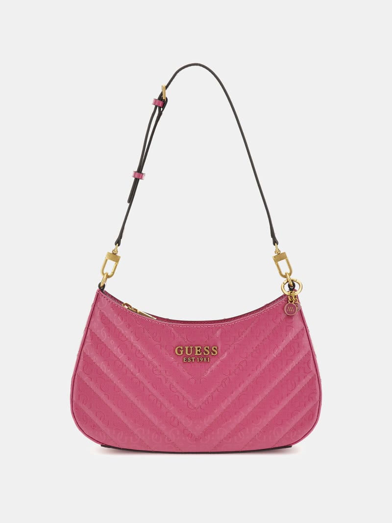 GUESS® Jania 4G logo shoulder bag