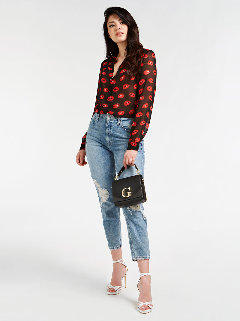 Genevieve Logo Mini Crossbody Guess Official Online Store