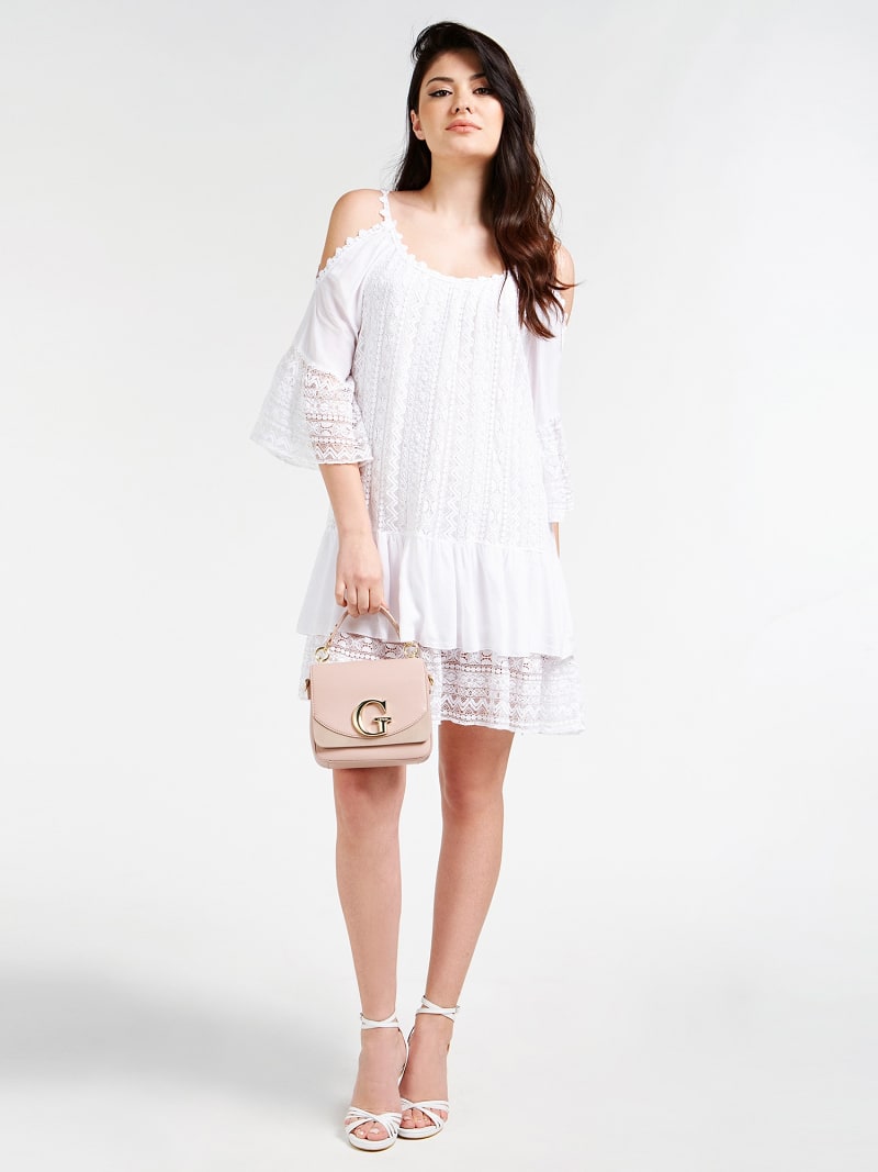 Genevieve logo mini crossbody clearance