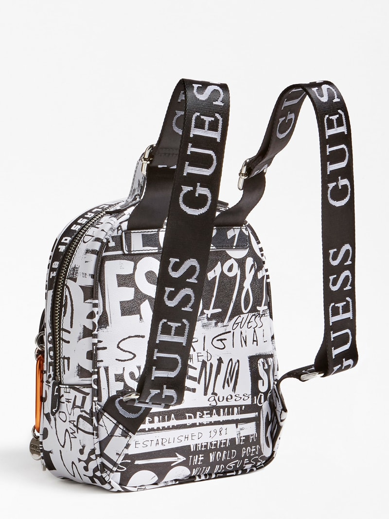 Zaino Lane Stampa Logo Graffiti Shop Online Ufficiale Guess