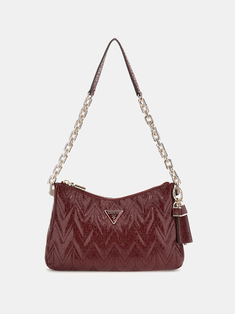 Bolso guess rojo charol new arrivals