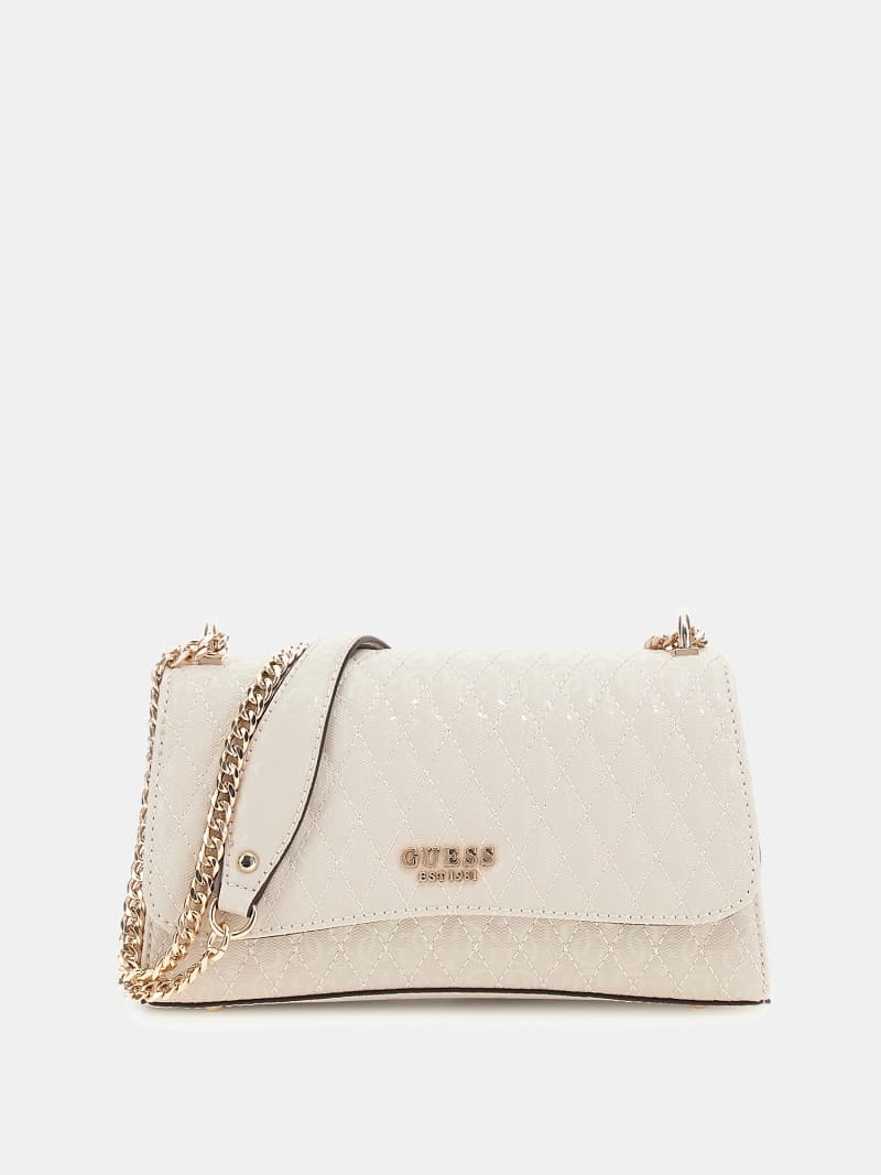 Sac à Main GUESS BETULA - Cuir PU | Bandoulière Amovible | Dimensions 31x20x10 Cm | Style Jean