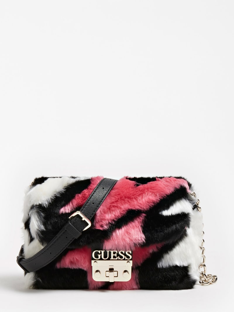 Guess fur bag