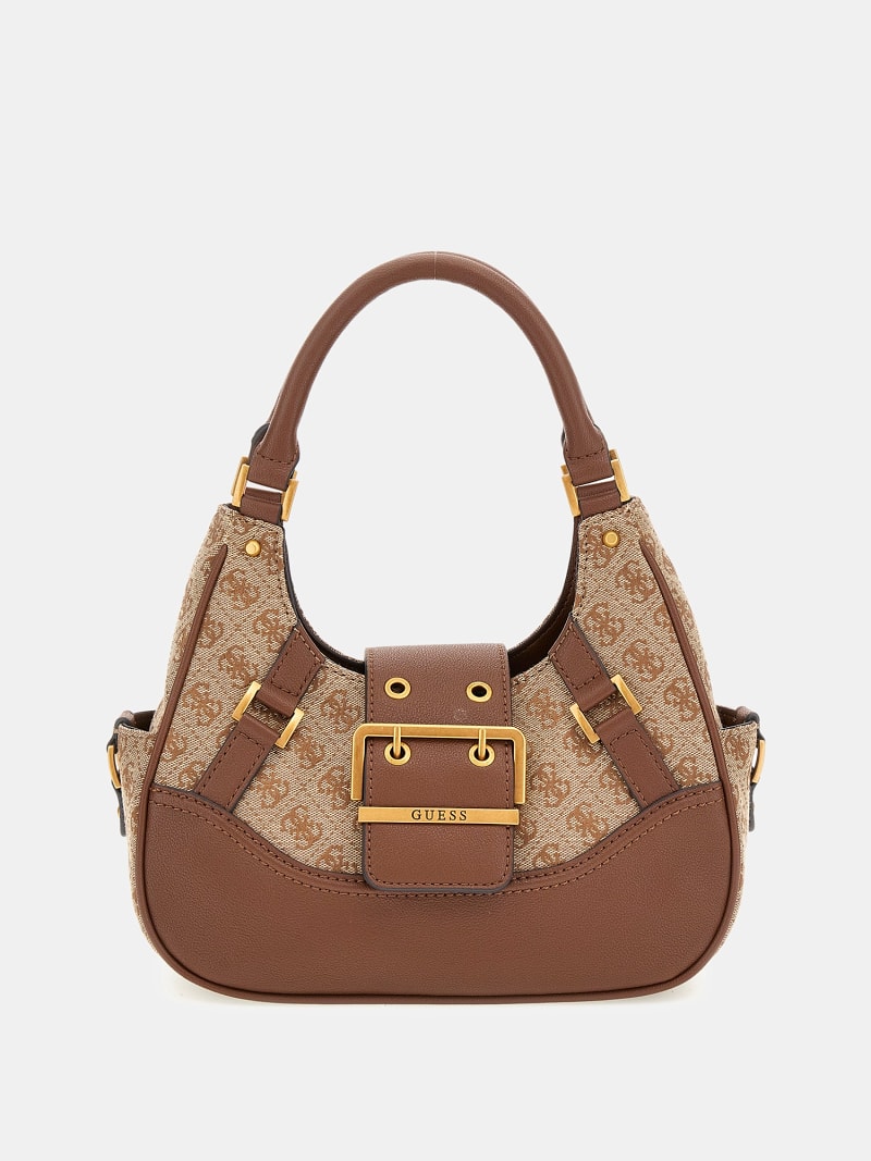 GUESS Schultertasche Decor Vintage 4G Logo Damen