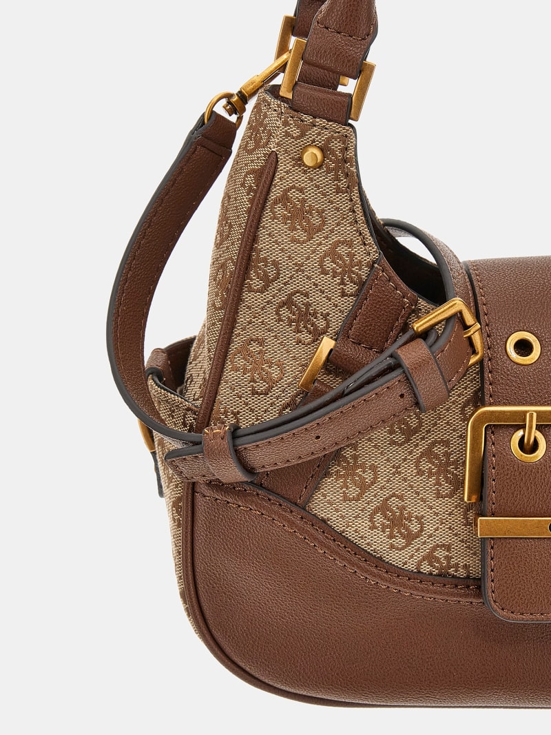 GUESS Decor vintage 4G logo shoulder bag Women