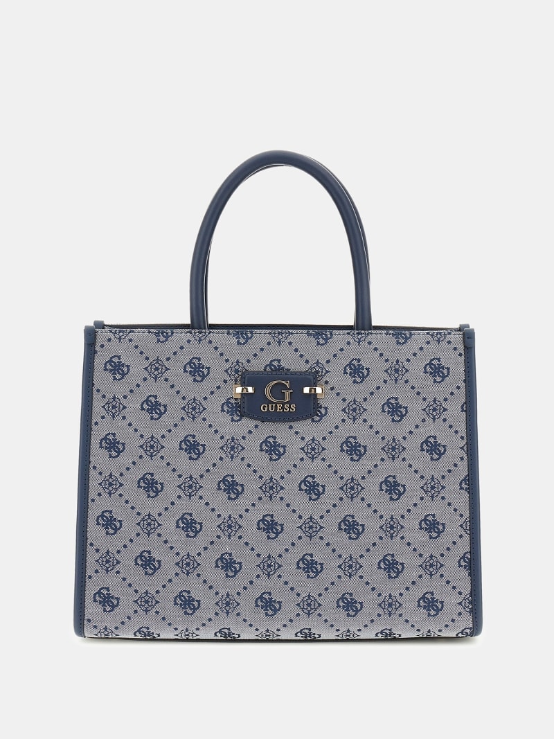 4g Logo Guess Handtasche Blau Weiss GUESS® Henkeltasche Neda 4G