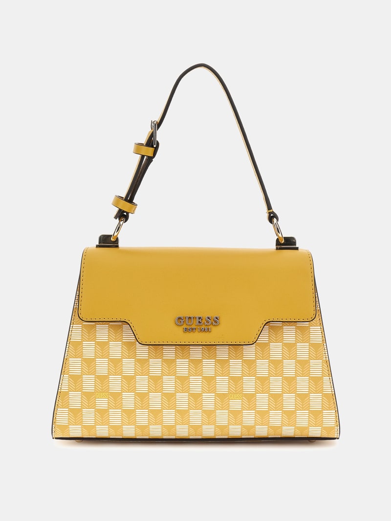 GUESS Hallie geometric print handbag Women