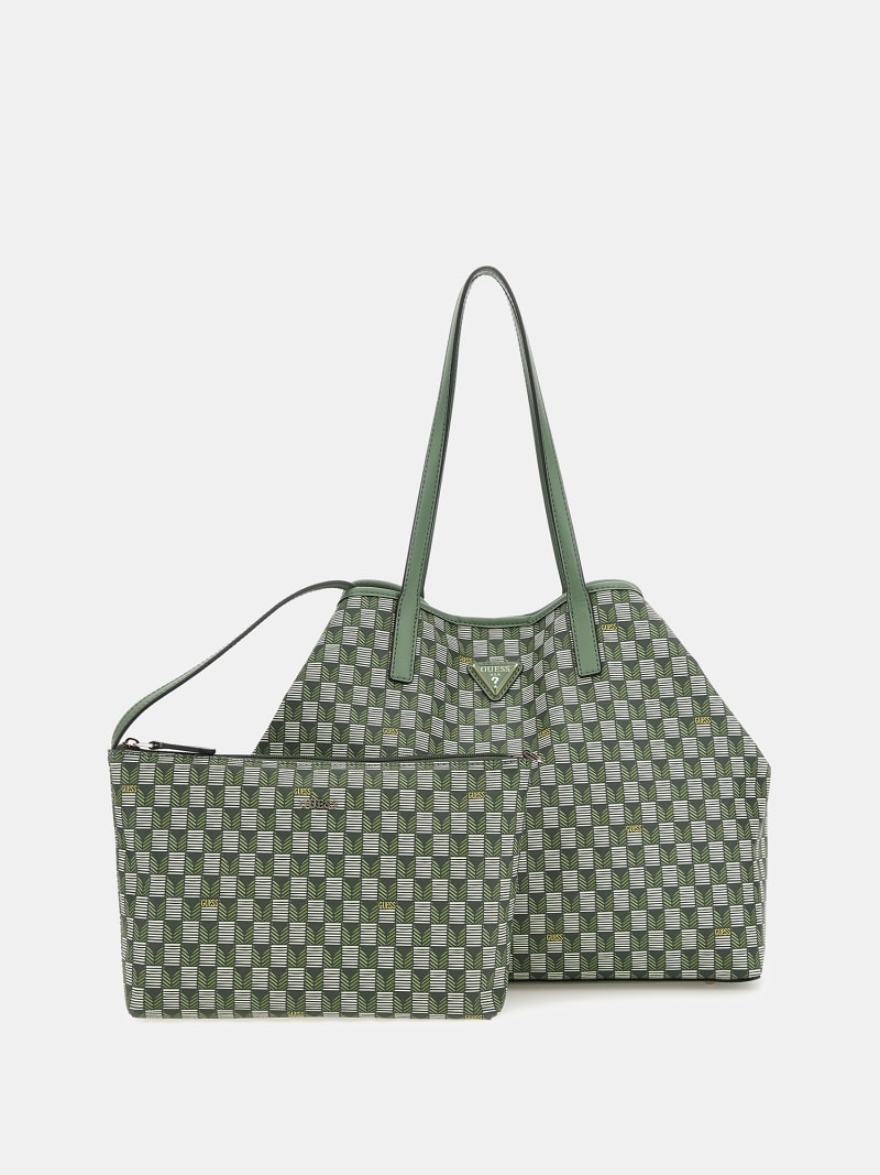 Geometrik Vikky maksi shopper çanta