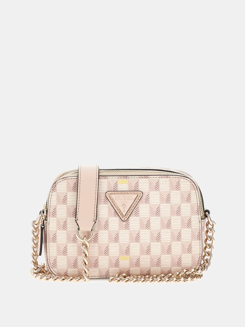 G Wave geometric print mini crossbody