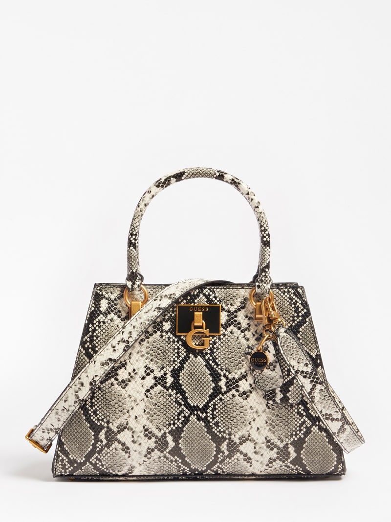 Guess snakeskin handbag sales