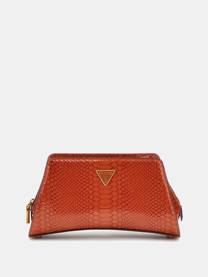 GUESS Georgina python print crossbody Women