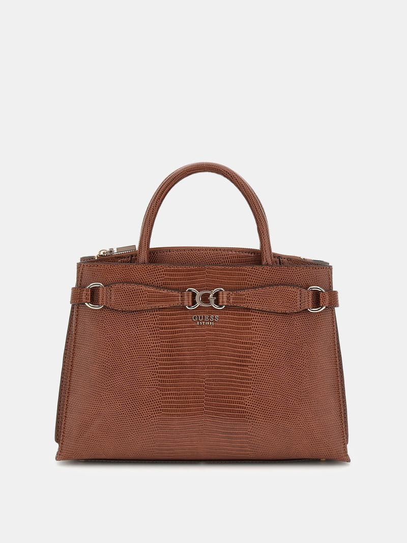 GUESS Sac a main Arlena imprime python Femme