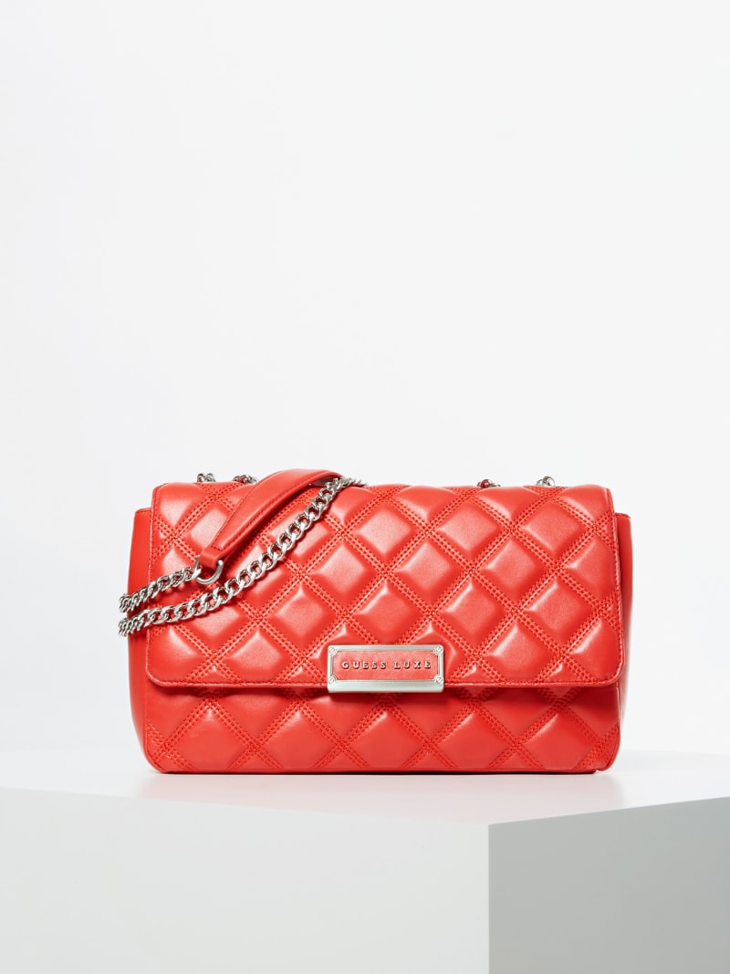 guess crossbody red