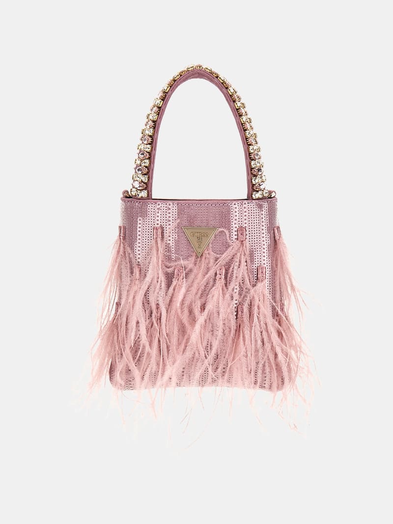Pochette guess rose pale sale