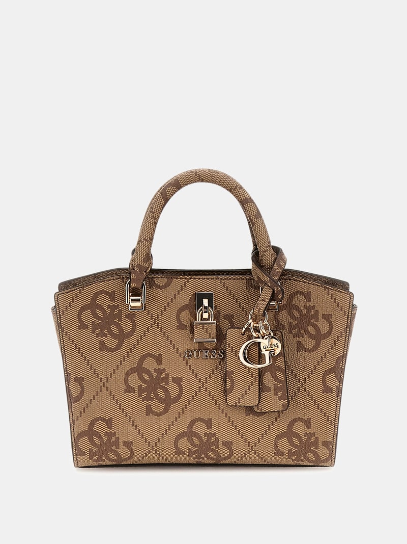 GUESS Damen Queensland Umhängetasche - Elegante Griffklappentasche In Lederoptik