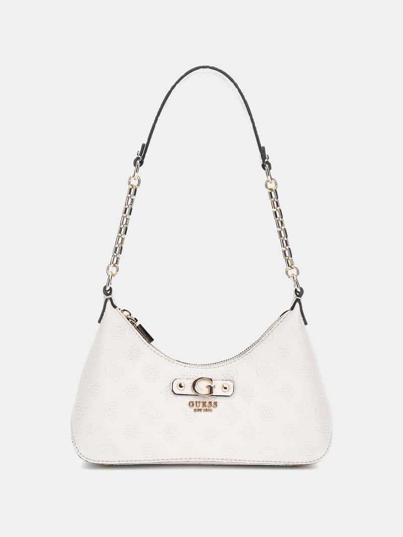 GUESS Gerty 4G peony logo shoulder bag