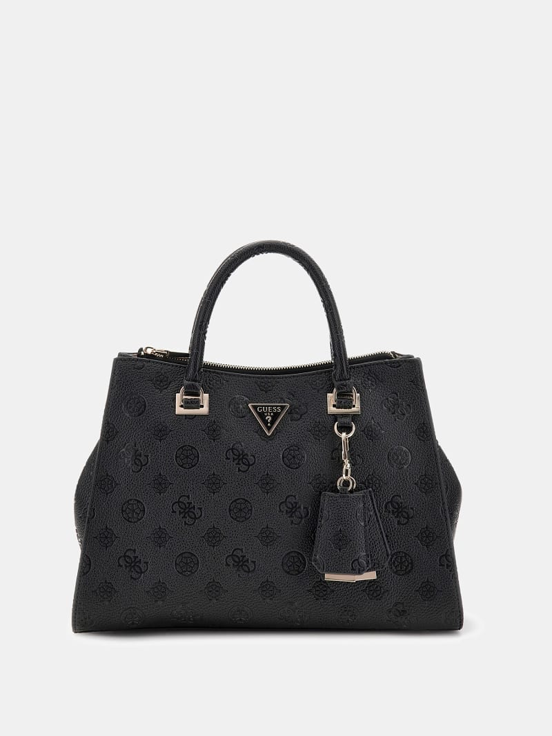 7741 GUESS® Cresidia 4G ve Peony logolu el çantası Kadın