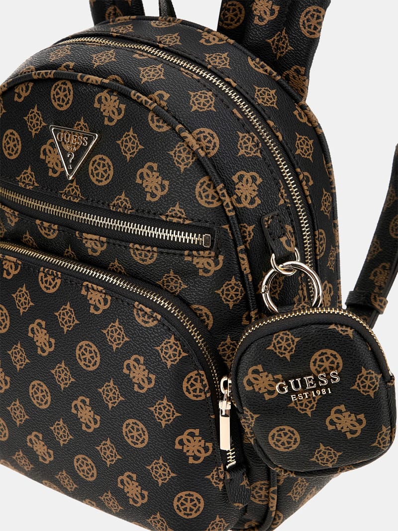 GUESS Rucksack Power Play 4G Logo Peony Logo Damen