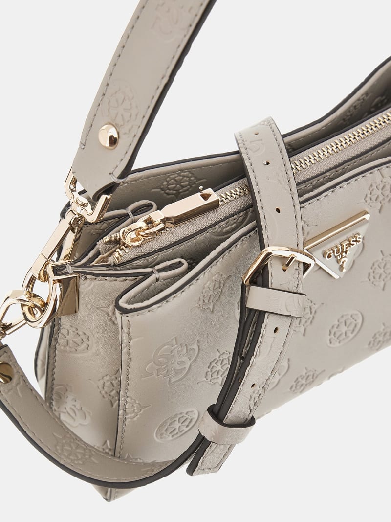 Logo love debossed discount 4g peony shoulder bag