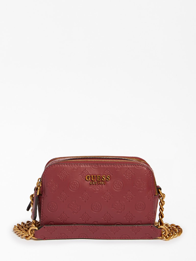 МИНИ-СУМКА КРОСС-БОДИ NOELLE 4G ПИОН | Официальный сайт GUESS®