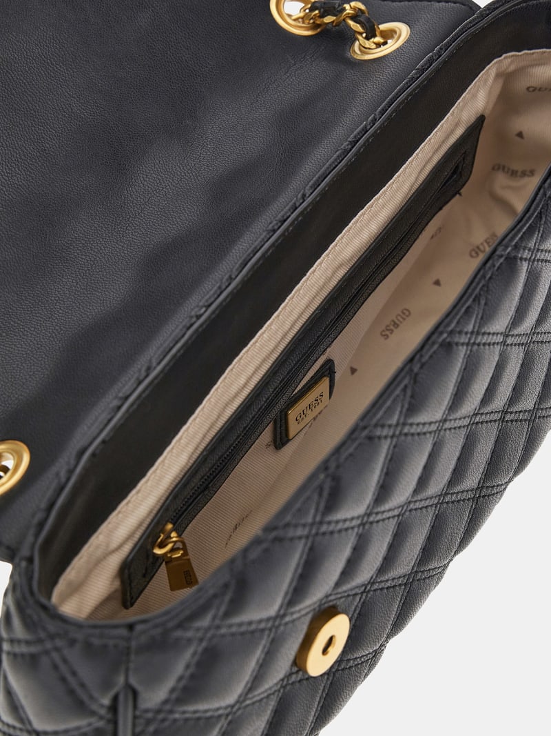 Guess talia quilted crossbody outlet