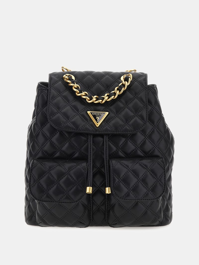 Guess quilted backpack deals