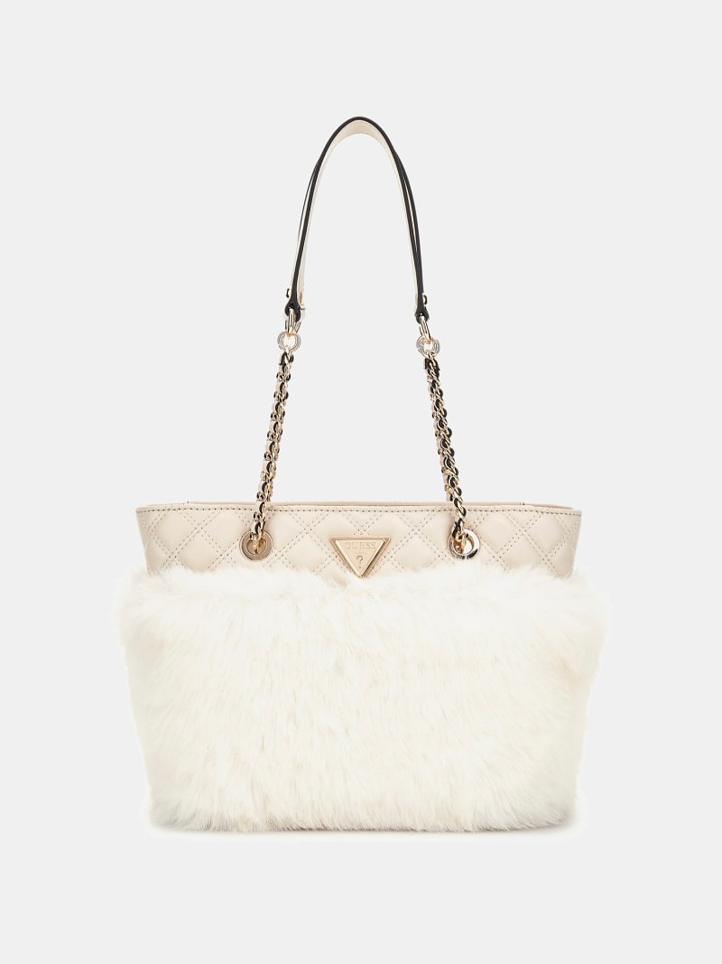 Lise faux fur shopper