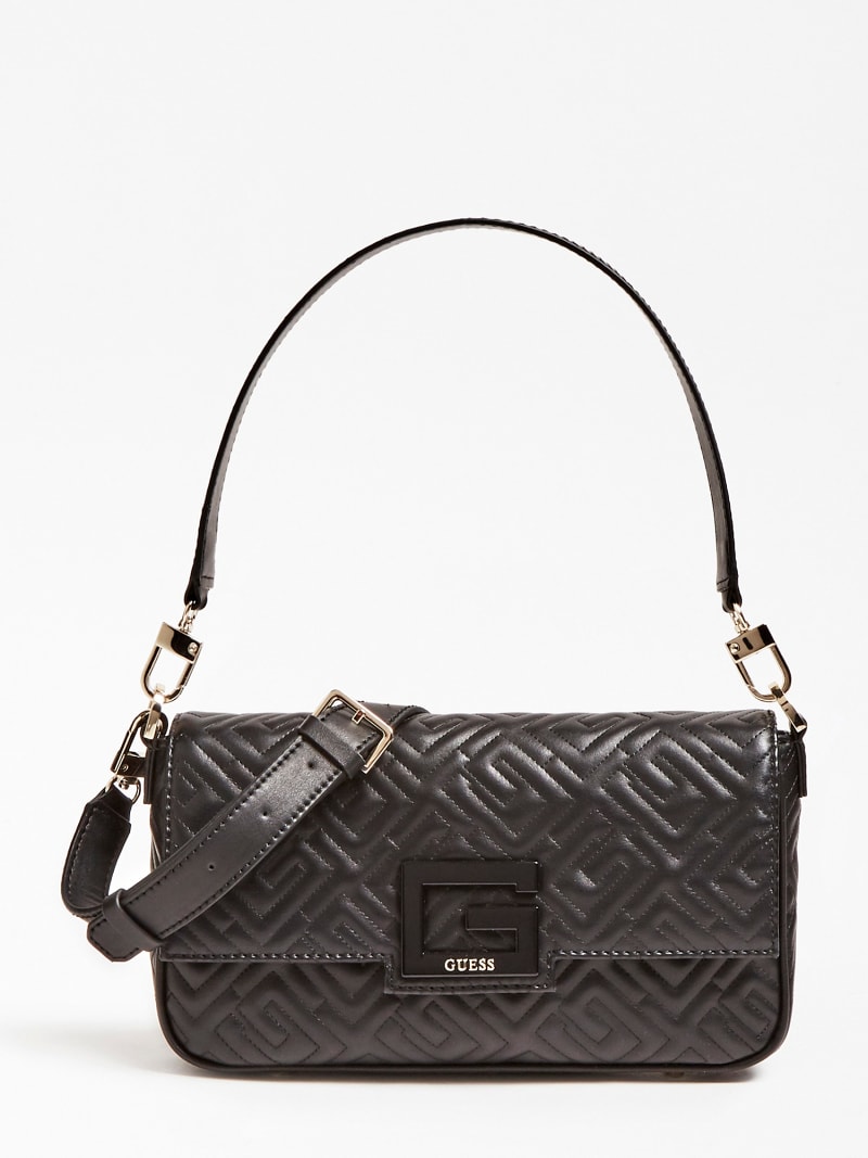 guess quilted shoulder bag