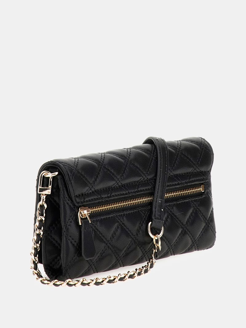 ショルダーバッグ・ポシェット Guess EDITAEDITA Quilted Mini Crossbody Flap Bag HP1A3A34 GUESS® Giully quilted mini crossbody Women