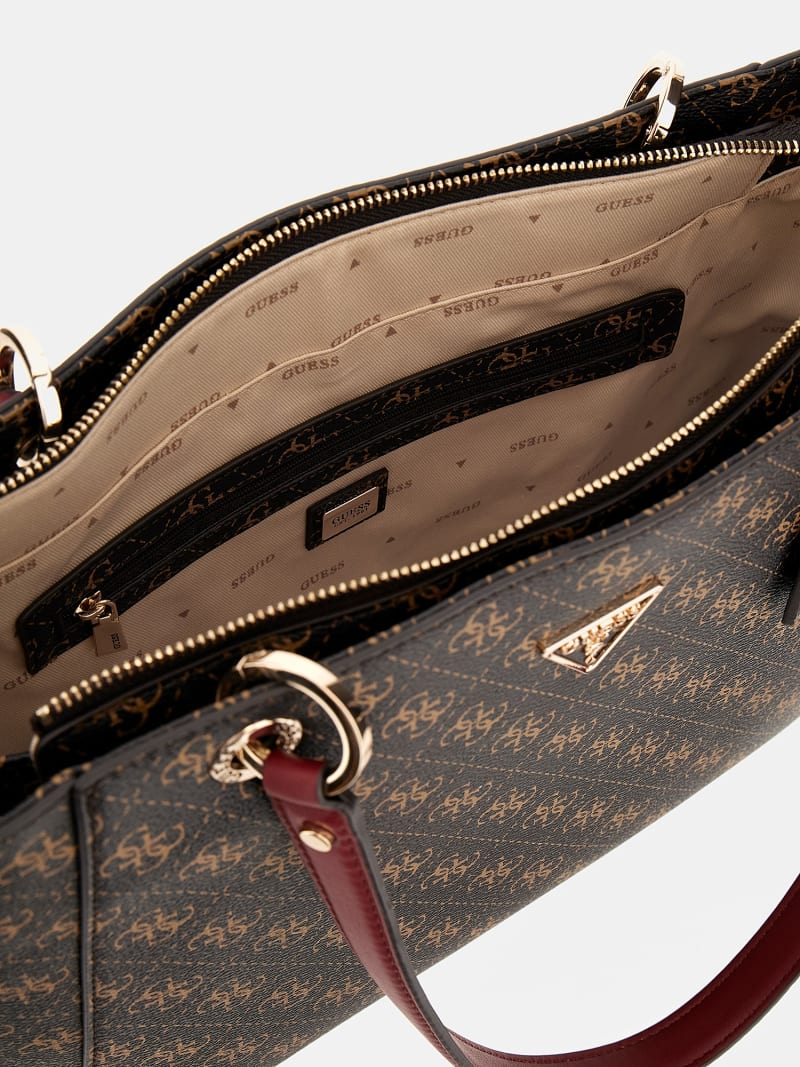 Sac cabas guess marron on sale