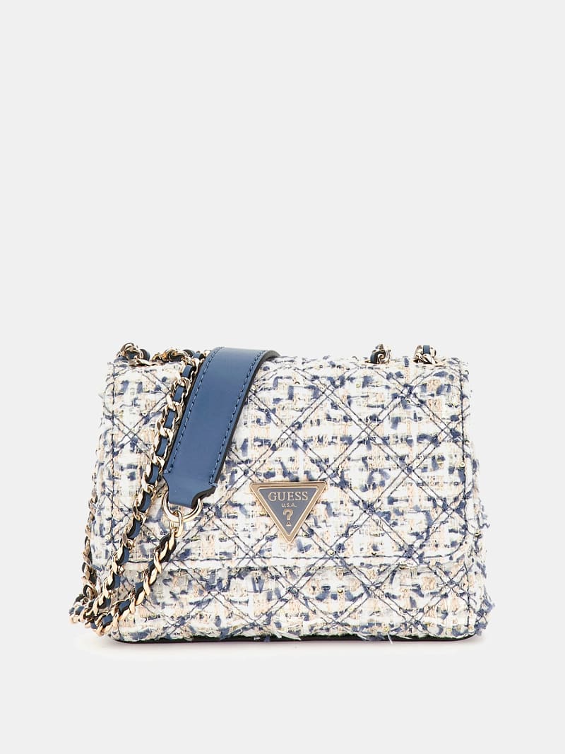 Guess tweed bag discount