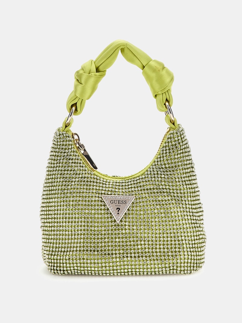 Lua rhinestone-detailed mini handbag