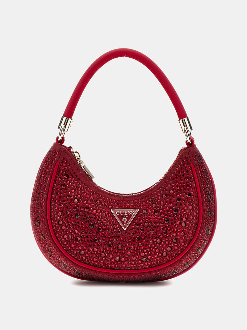 GUESS Zalina rhinestone mini shoulder bag Women