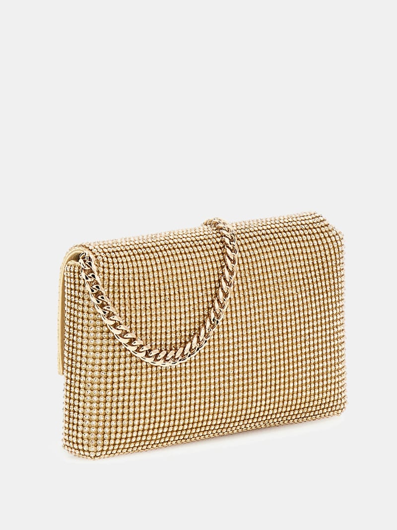 クリシュナ GUESS® Zalina rhinestone mini crossbody Women