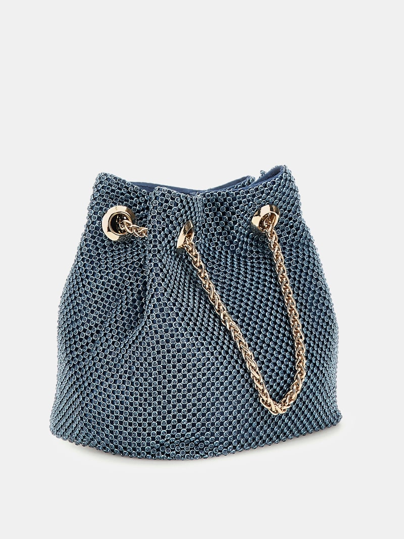Zalina taşlı mini kova çanta Kadın | GUESS® Geçmiş Koleksiyonlar