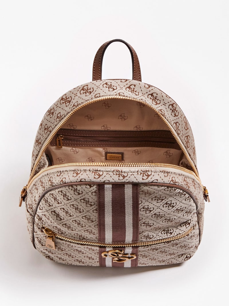 guess vintage logo print backpack