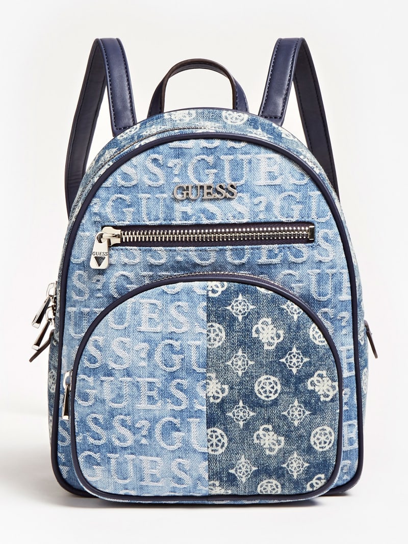 New Vibe Denim Backpack Guess Official Online Store