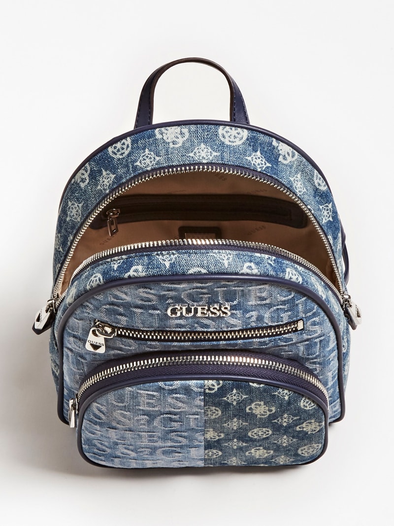 New Vibe Denim Backpack Guess Official Online Store