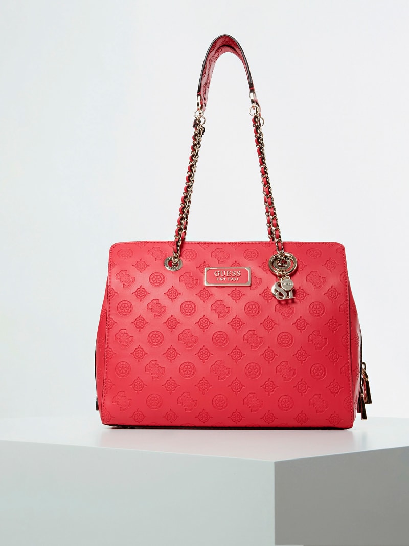 guess in love handbag