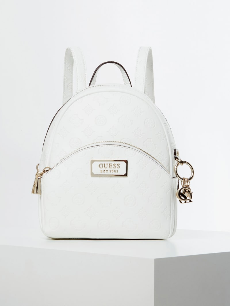 guess backpack white