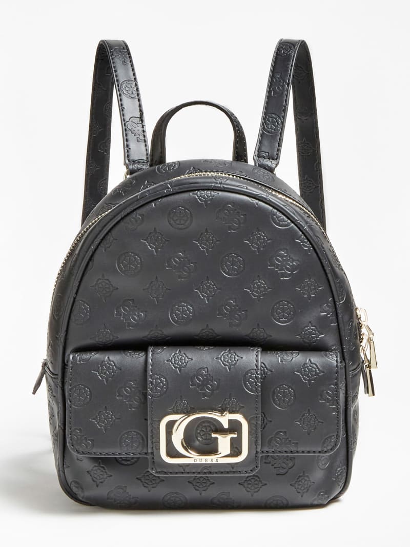 guess black mini backpack