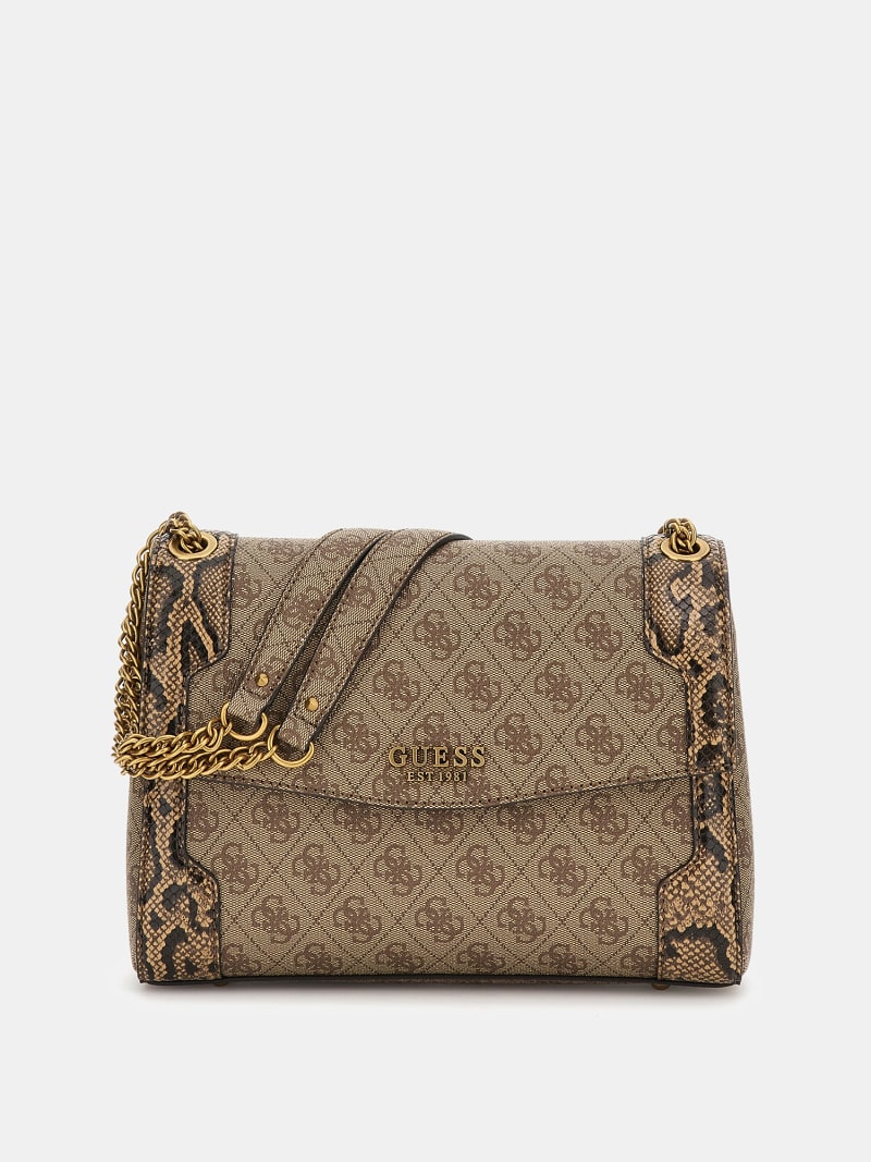Mia logo best sale crossbody bag guess