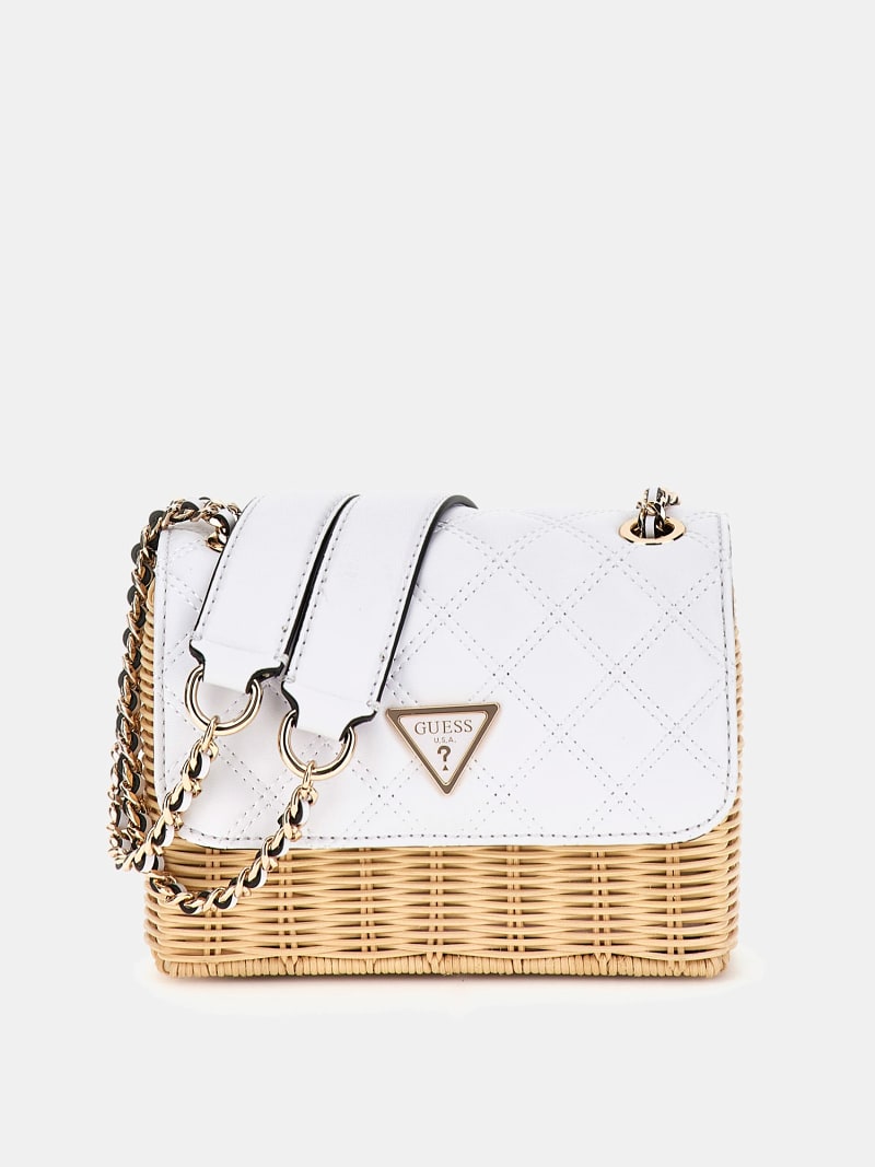 Giully straw mini crossbody