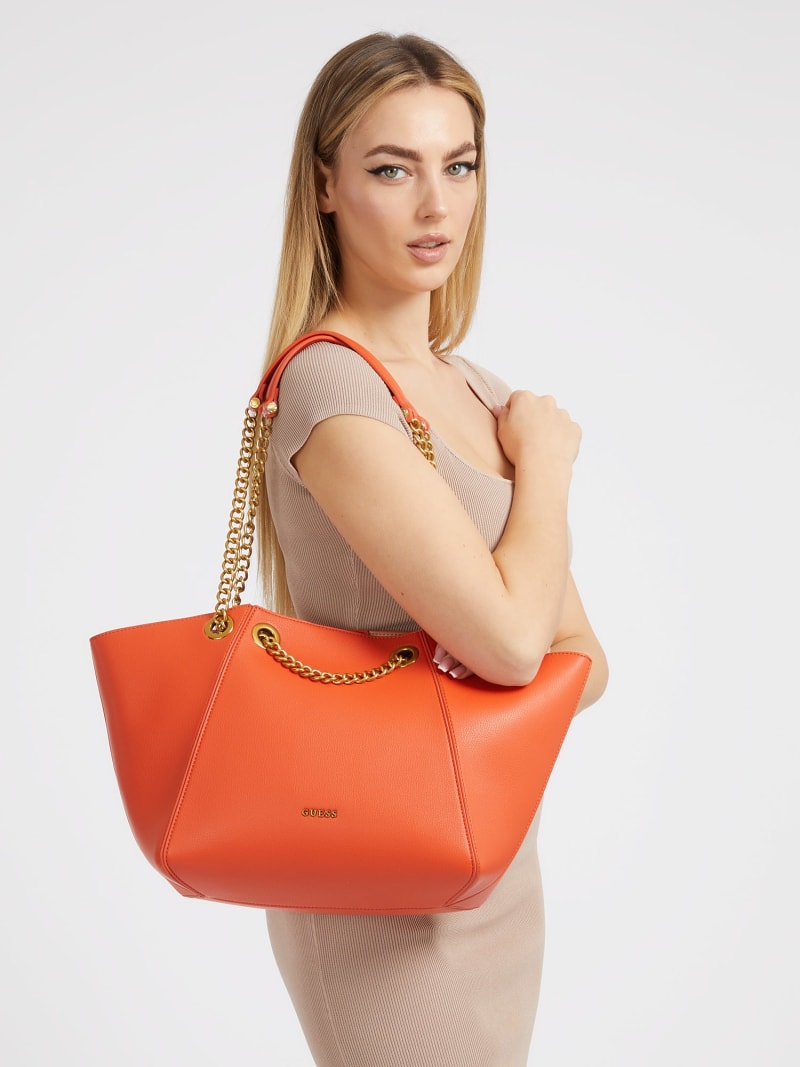 Guess nikki chain clearance tote