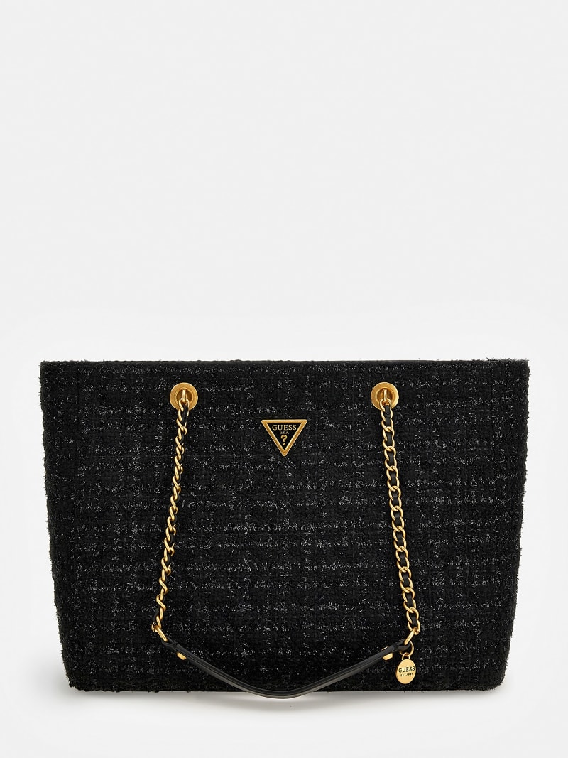 GUESS Giully Tweed Shopper Women